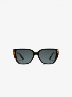 Michael Kors Acadia Sunglasses Sonnenbrille Damen Tortoise | KD5368970