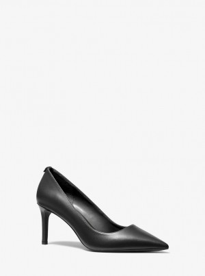 Michael Kors Alina Flex Leather Pump Pumps Damen Schwarz | RV1759486