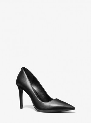 Michael Kors Alina Flex Leather Pump Pumps Damen Schwarz | FH3640958