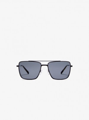 Michael Kors Blue Ridge Sunglasses Sonnenbrille Damen Schwarz | NG6809432