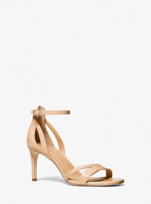 Michael Kors Kimberly Patent Sandal Sandalen Damen Hellrosa | PI4612830