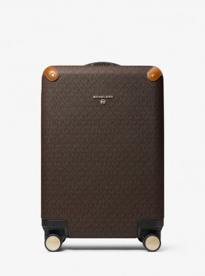 Michael Kors Logo Suitcase Duffle Tasche Herren Brn/Acorn | RU1752068