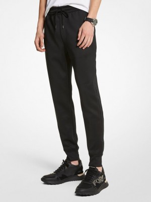Michael Kors Logo Tape Scuba Joggers Hose Herren Schwarz | ER9714285