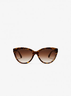 Michael Kors Makena Sunglasses Sonnenbrille Damen Tortoise | EB7941026