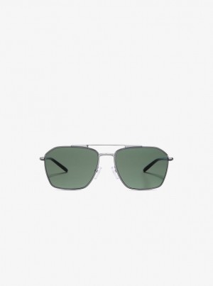 Michael Kors Matterhorn Sunglasses Sonnenbrille Herren Forest | LR7804526