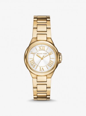 Michael Kors Mini Camille Gold-Tone Watch Gold-tone Damen Gold | AT6182730