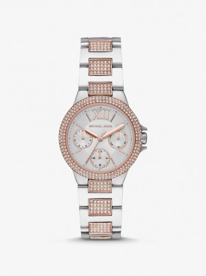 Michael Kors Mini Camille Pave Two-Tone Watch Two-tone Damen Two Tone | MG7129386