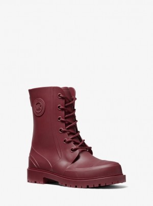 Michael Kors Montaigne PVC Rain Boot Stiefel Damen Dunkel | BP0516392