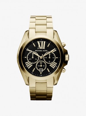 Michael Kors Oversized Bradshaw Gold-Tone Watch Gold-tone Herren Gold | OD9427318