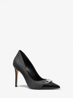 Michael Kors Parker Logo Pump Pumps Damen Schwarz | EK2069143
