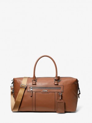 Michael Kors Varick Leather Duffel Bag Duffle Tasche Herren Luggage | TJ7085236